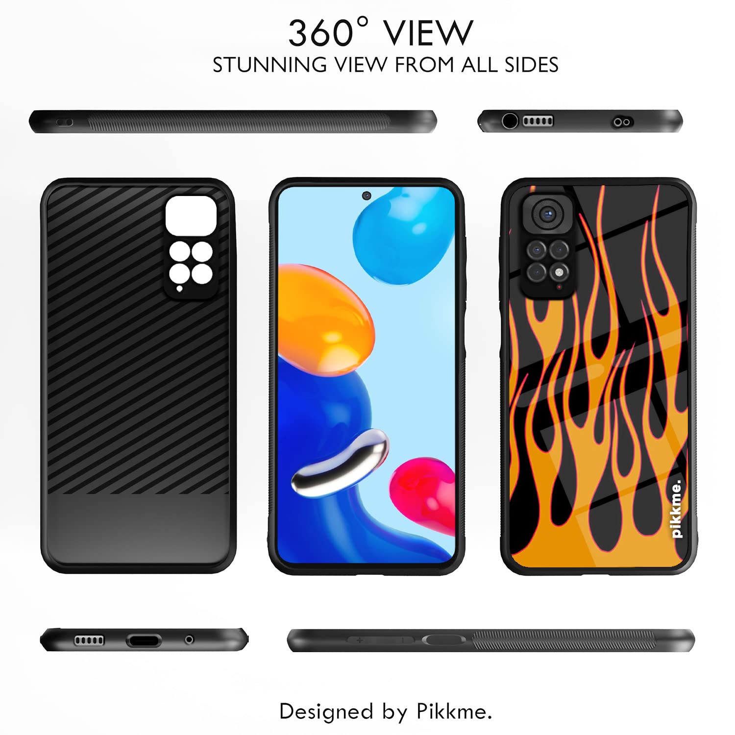 Redmi Note 11/Note 11s Hybrid mobile back cover by Pikkme – photo 2