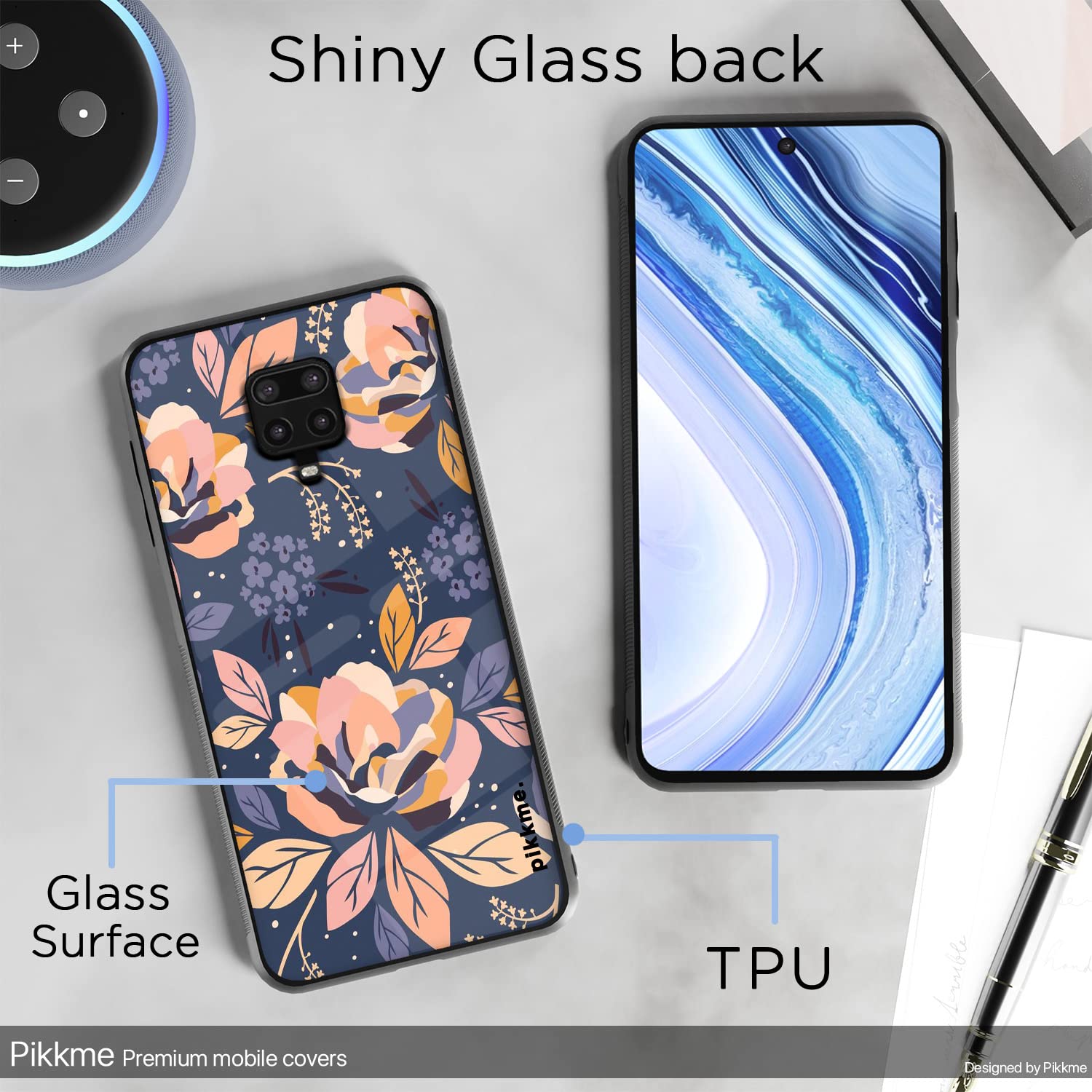 Redmi Note 9 Pro/Note 9 Pro Max/Note 10 Lite Flower mobile back cover by Pikkme – photo 3