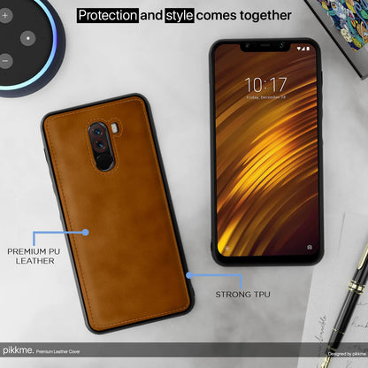 Pikkme Poco F1 brown phone cover – photo 4