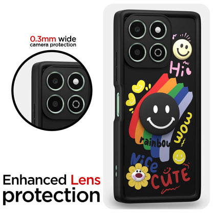 Black Soft Silicone phone cover for Honor X6b – Pikkme – photo 5