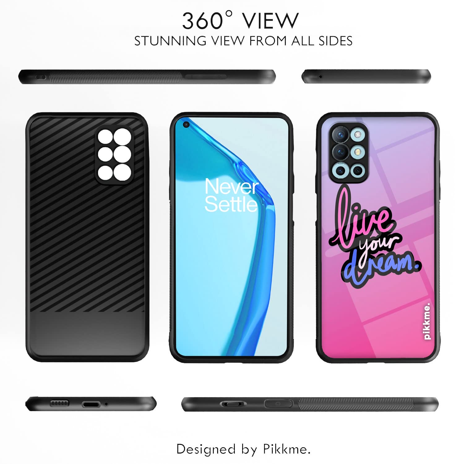 OnePlus 8T Hybrid back cover by Pikkme – photo 2
