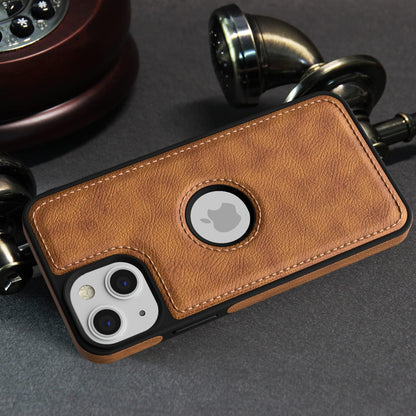 Pikkme iPhone 14 Plus Flexible Pu Leather Back Case (Brown)