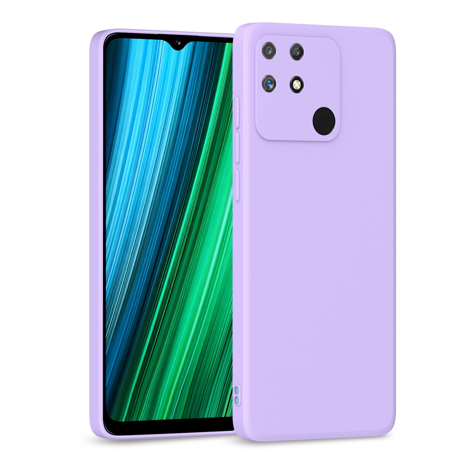 Realme Narzo 50A Matte phone cover in purple by Pikkme