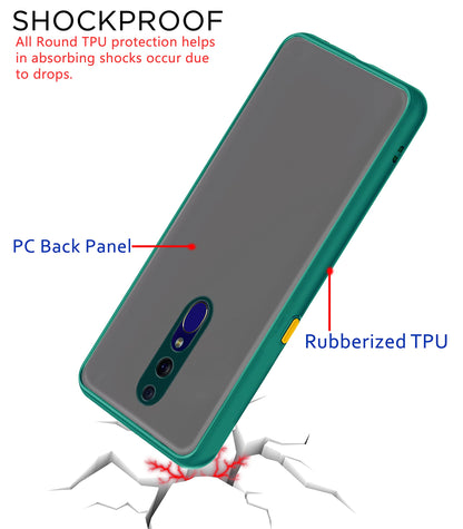 Oppo f11 Hybrid back cover in green by Pikkme – photo 4