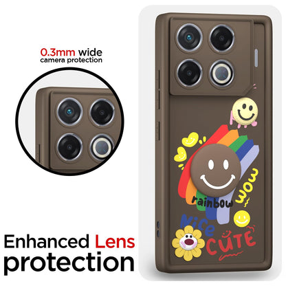 Pikkme brown Soft Silicone back cover for Infinix GT 20 Pro 5G – photo 5