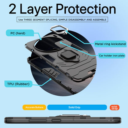Pikkme Vivo X100 Pro 5G D5 Tough Armor black mobile cover – photo 4