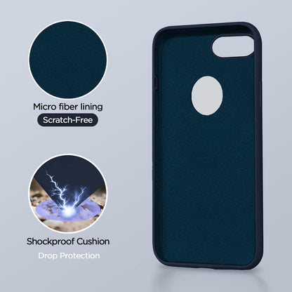 Pikkme iPhone 7 Plus/8 Plus Soft Silicone dark blue mobile cover – photo 4