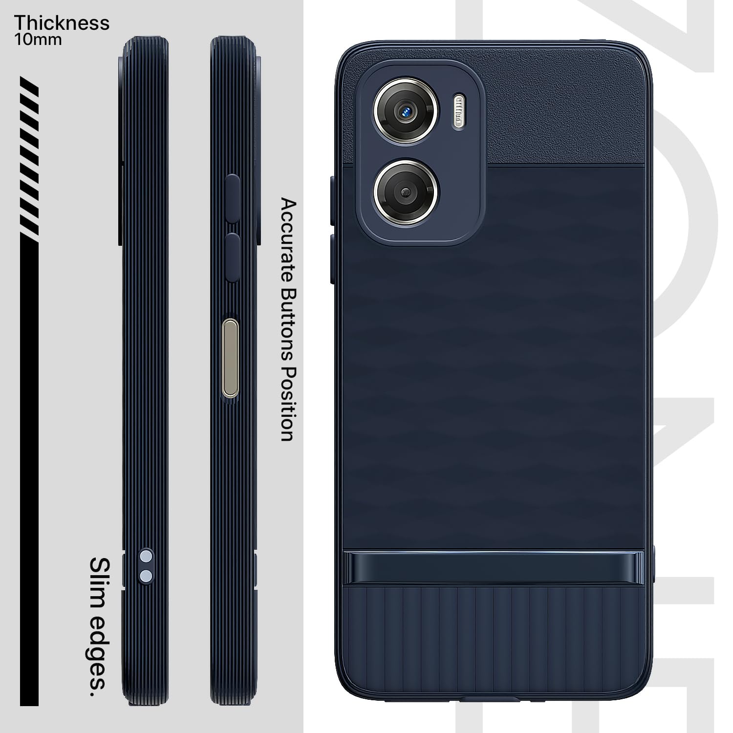 Blue back cover for Moto G06 Power – Pikkme – photo 3