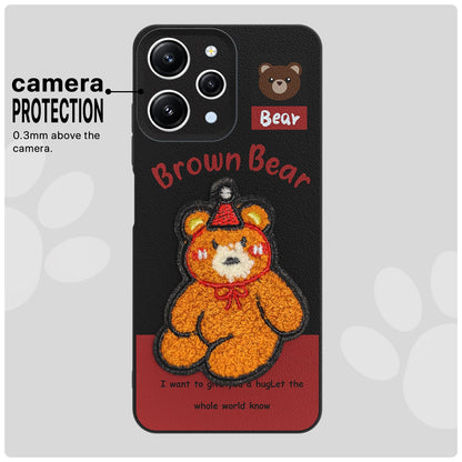 Pikkme cherry Plush Patch back cover for Redmi 12 4G – photo 6