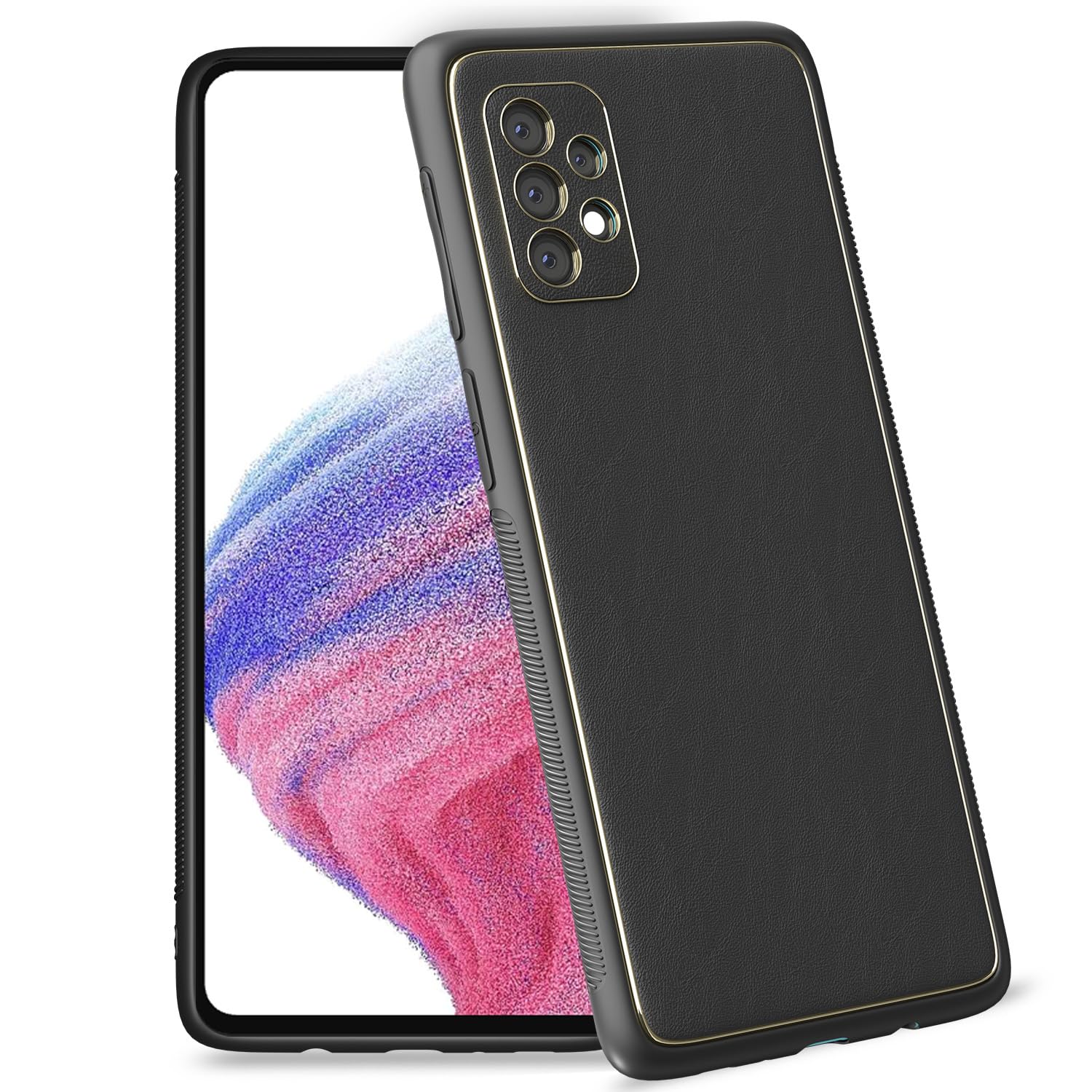 Samsung A53 5G Chrome back cover in black by Pikkme