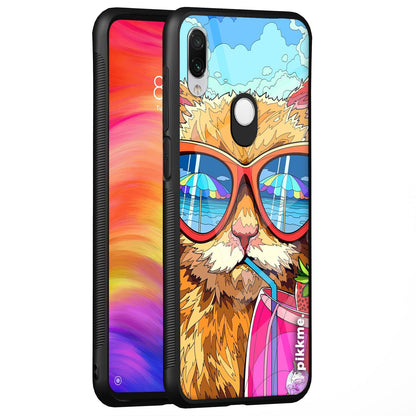Pikkme Cat mobile back cover for Redmi Note 7/Note 7 Pro/Note 7s