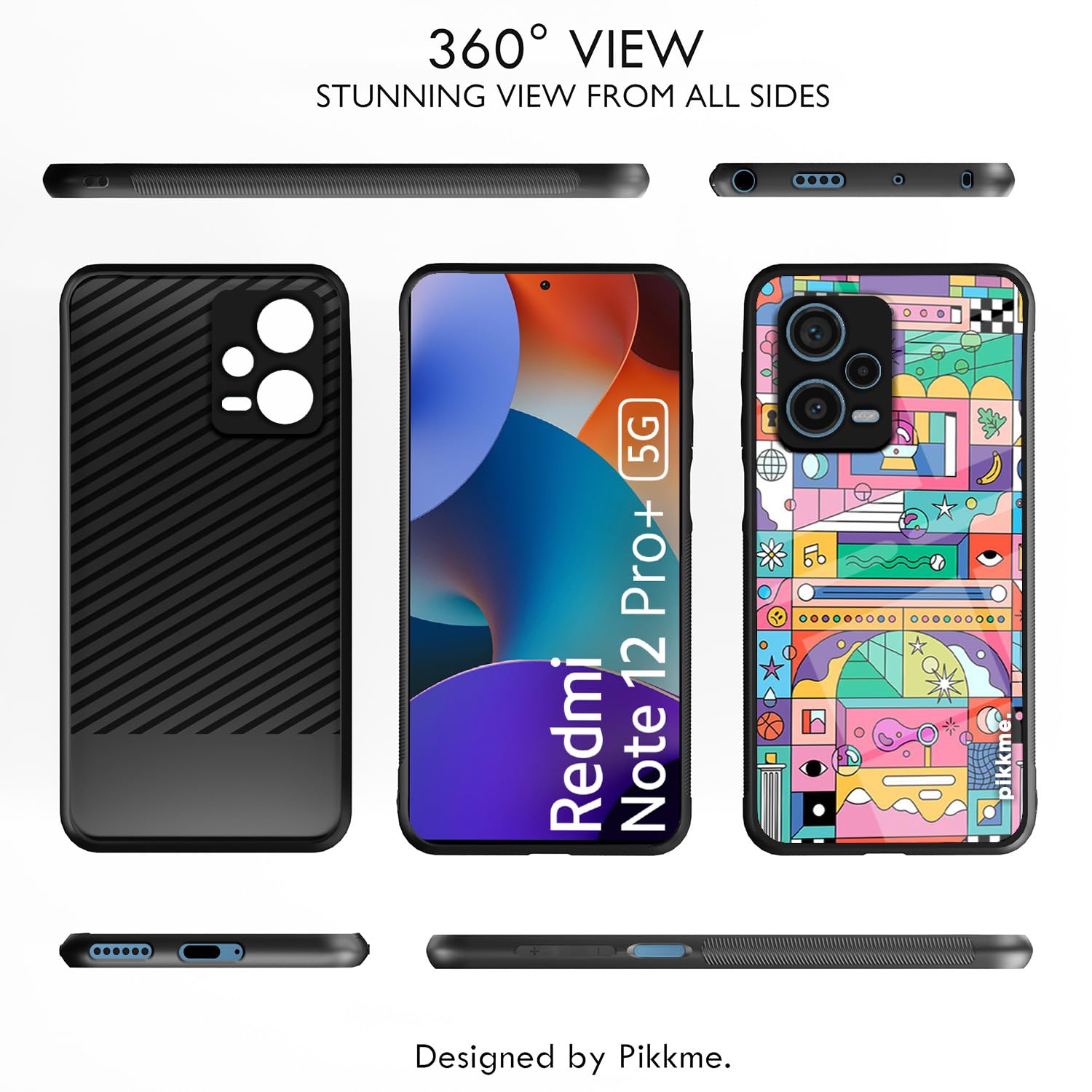 Redmi Note 12 Pro Plus 5G Hybrid mobile back cover by Pikkme – photo 2