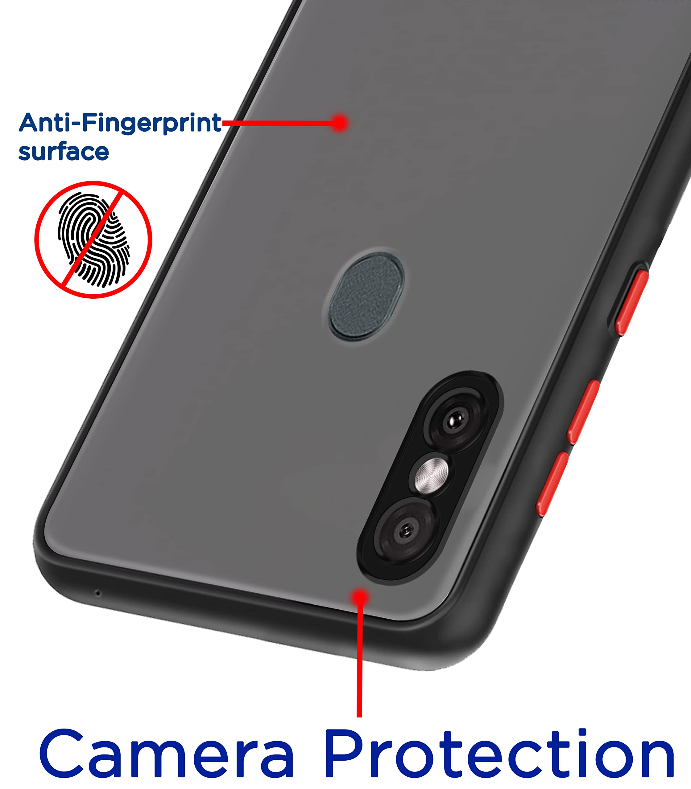 Pikkme Redmi Y2 black back cover – photo 2