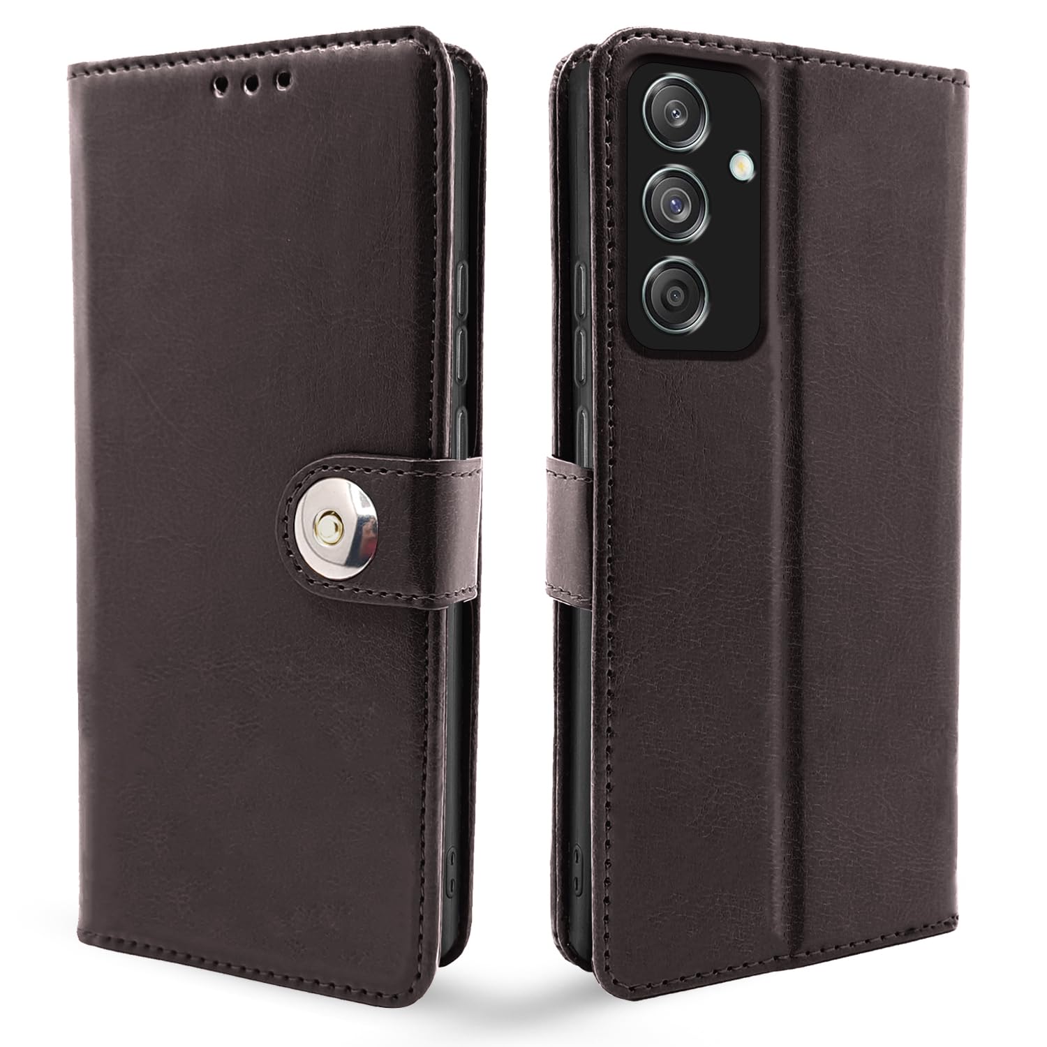 Pikkme coffee mobile flip cover for Samsung M55/M55s/F55 5G