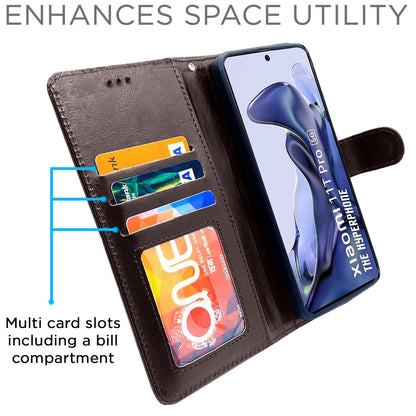 Pikkme Xiaomi 11T Pro 5G coffee mobile flip cover – photo 3