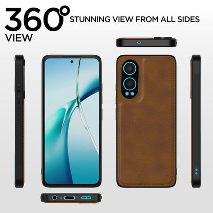 OnePlus Nord CE 4 Lite 5G Leather back cover in brown by Pikkme – photo 2