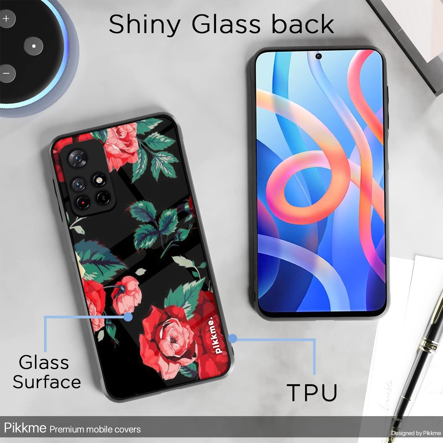 Pikkme Redmi Note 11T/Poco M4 Pro 5G Flower back cover – photo 3
