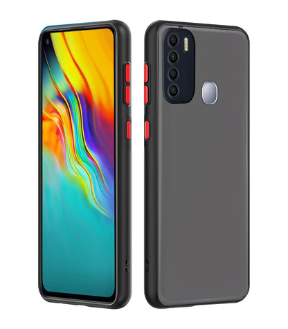 Pikkme Infinix Hot 9/Hot 9 Pro Hybrid black mobile cover