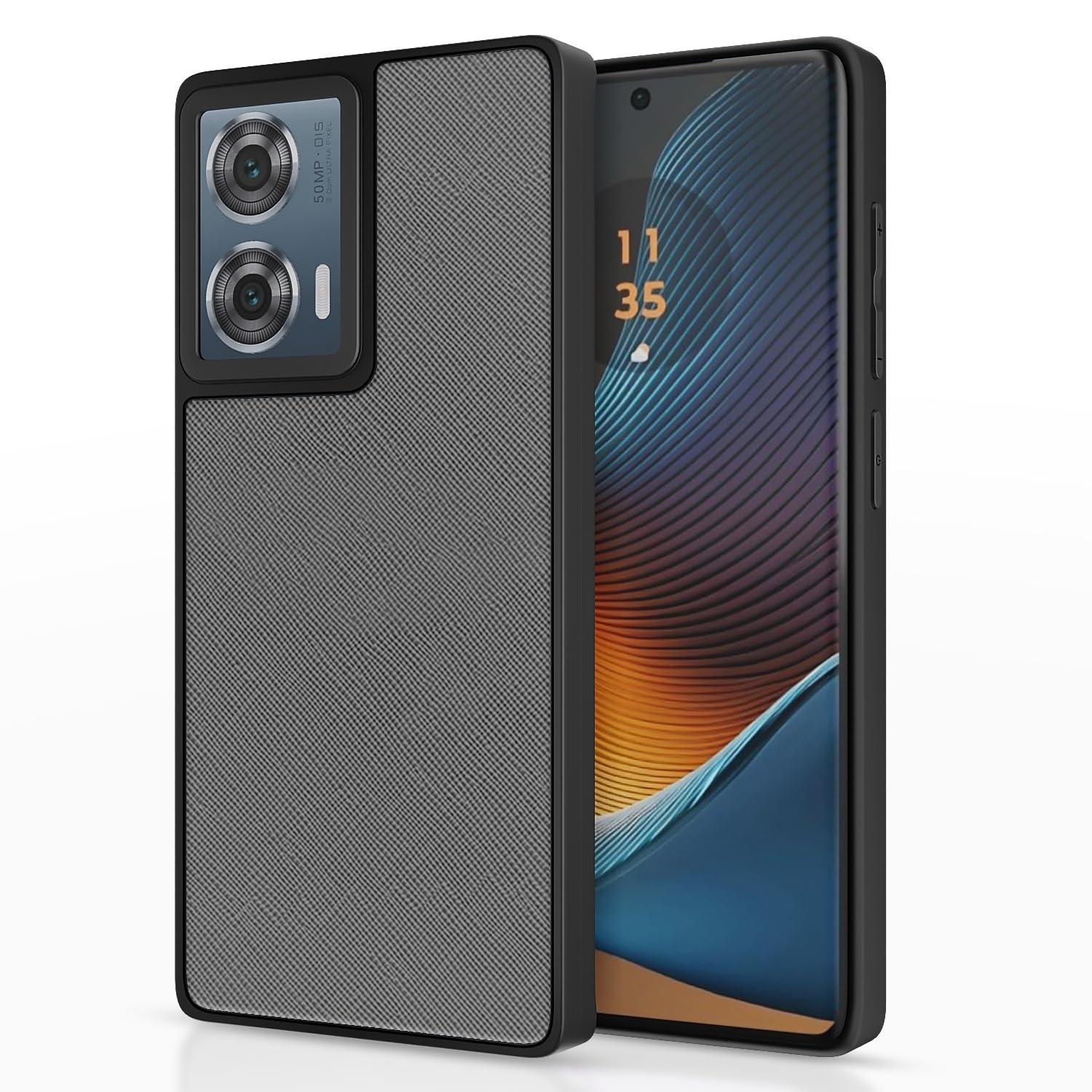 Pikkme Moto Edge 50 Fusion/G96 5G grey phone cover