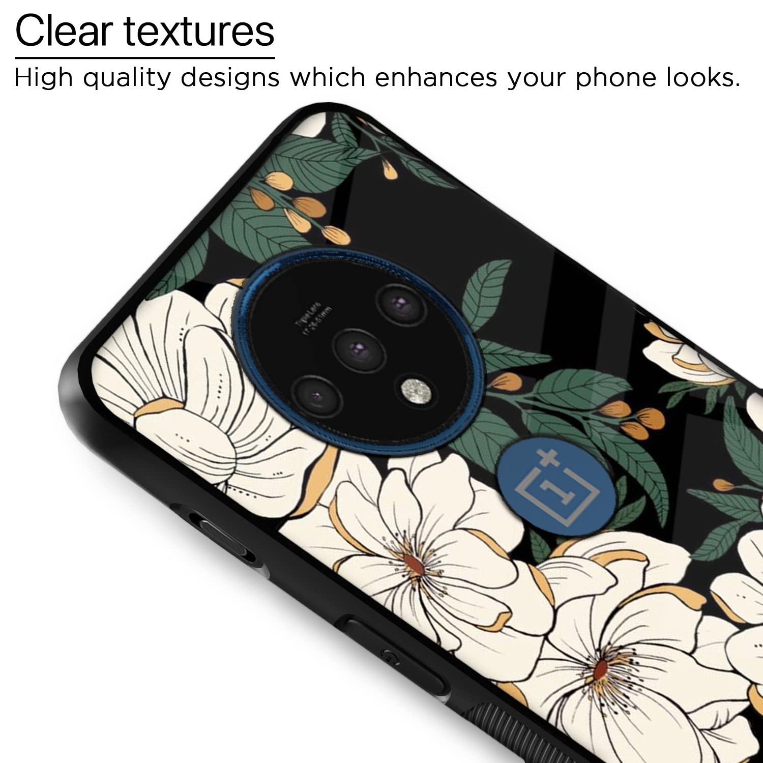 Flower Mobile back cover for OnePlus 7T – Pikkme – photo 4