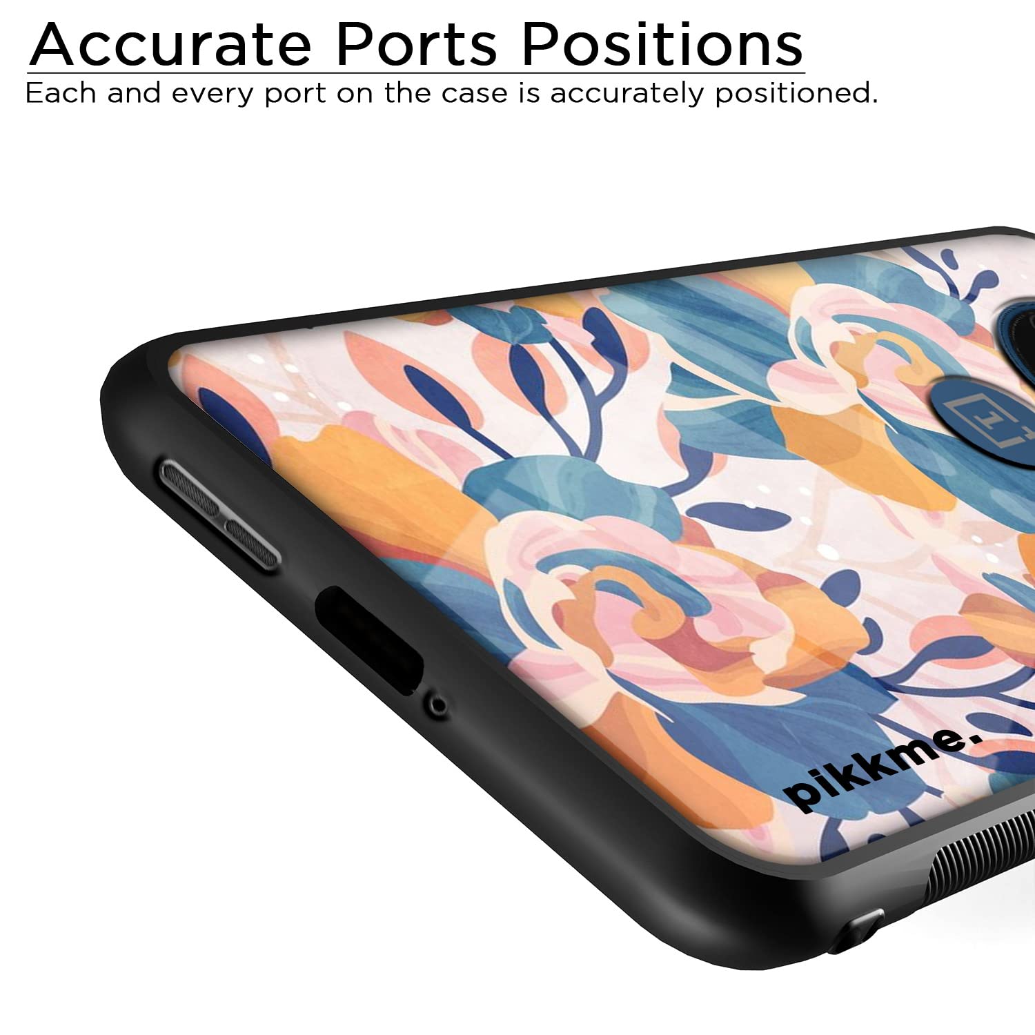 Pikkme Flower mobile back cover for OnePlus 7T – photo 6