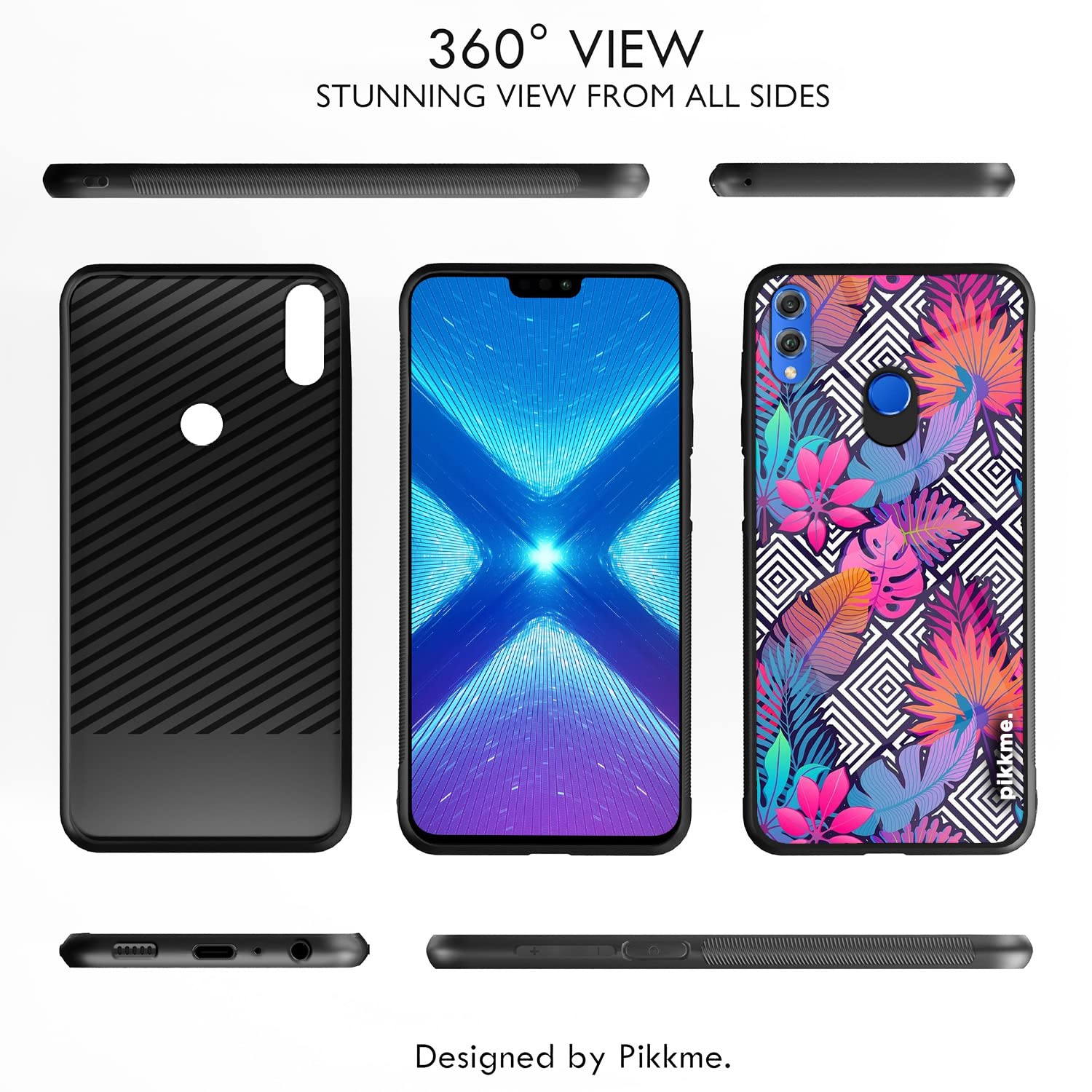 Flower Back cover for Honor 8X – Pikkme – photo 2