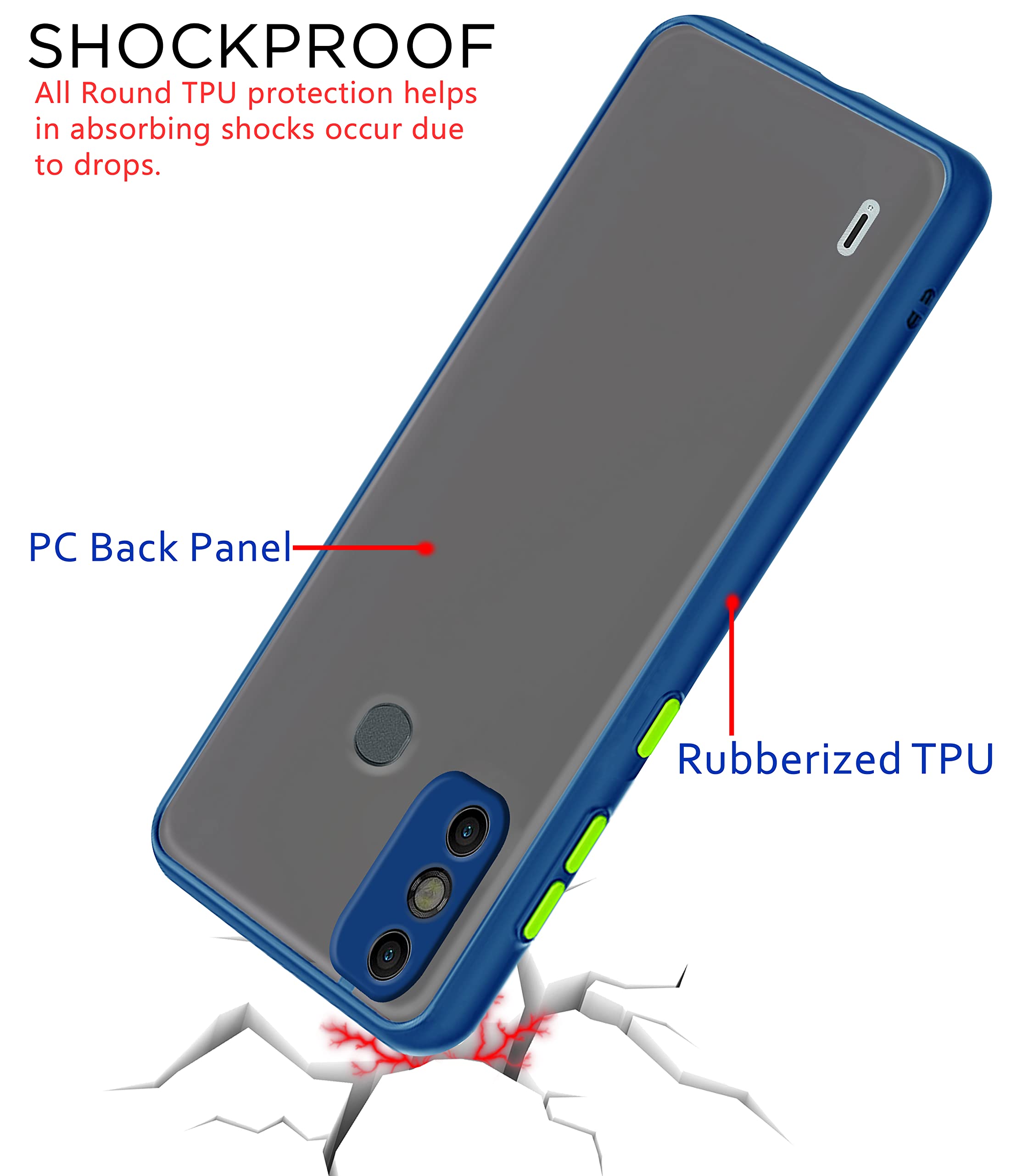 Blue mobile cover for Tecno Spark 6 Go – Pikkme – photo 4