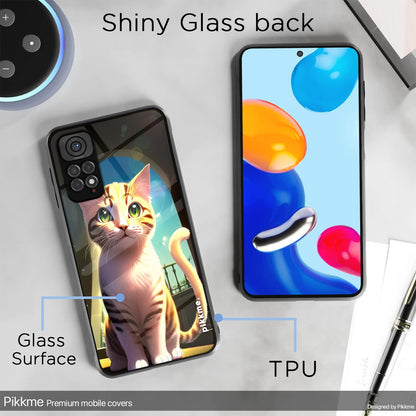 Redmi Note 11/Note 11s Cat mobile cover by Pikkme – photo 3