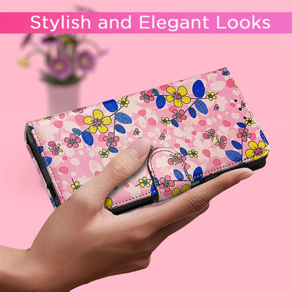 Pikkme pink flower mobile flip cover for Samsung M14 5G – photo 6