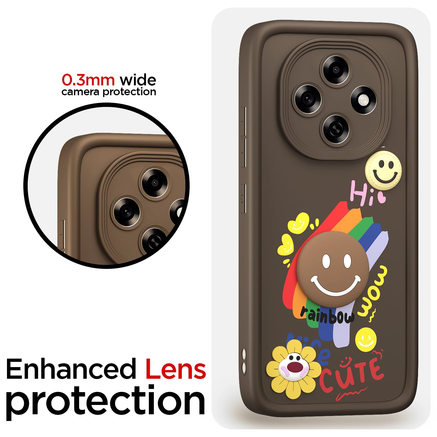 Pikkme brown phone cover for Oppo F31 Pro 5G – photo 5