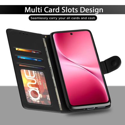 Pikkme Vivo V60 Lite 5G Wallet black mobile flip cover – photo 5