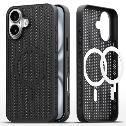 Pikkme black MagSafe back cover for iPhone 17