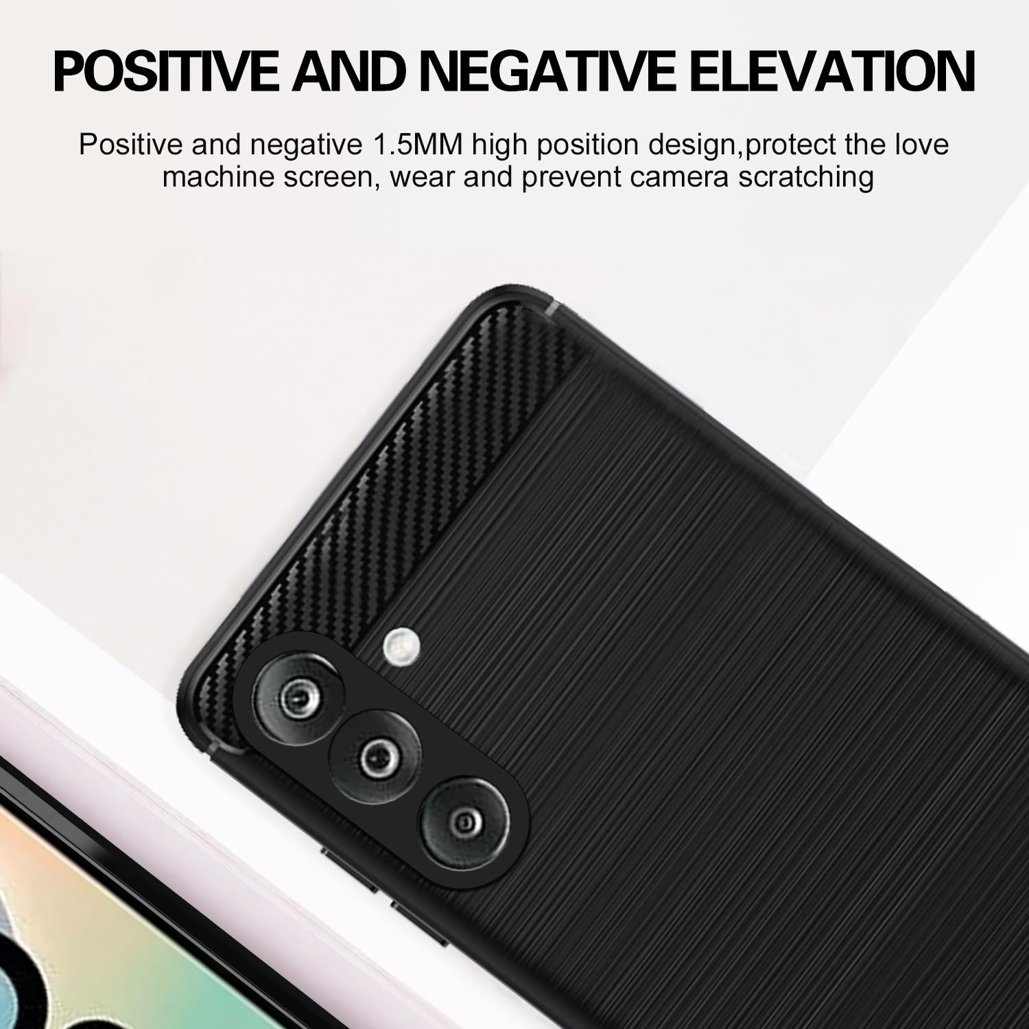Pikkme Samsung M36 5G black mobile back cover – photo 6