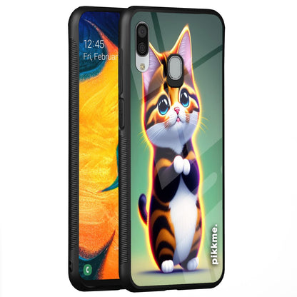 Pikkme Cat mobile cover for Samsung A20/A30/M10s