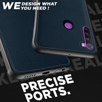 Blue Leather back cover for Redmi Note 8 – Pikkme – photo 4