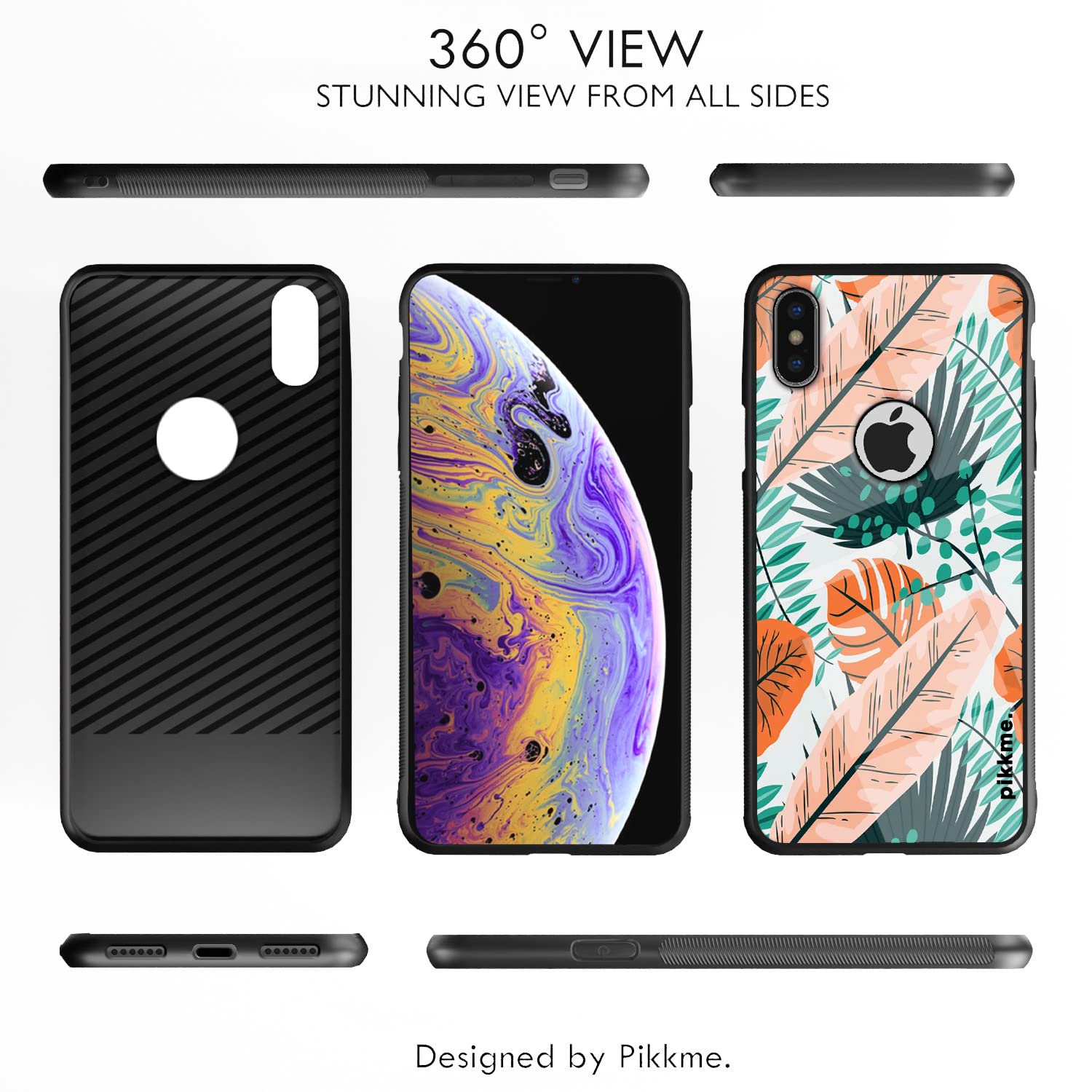Pikkme Flower mobile back cover for iPhone X/XS – photo 2