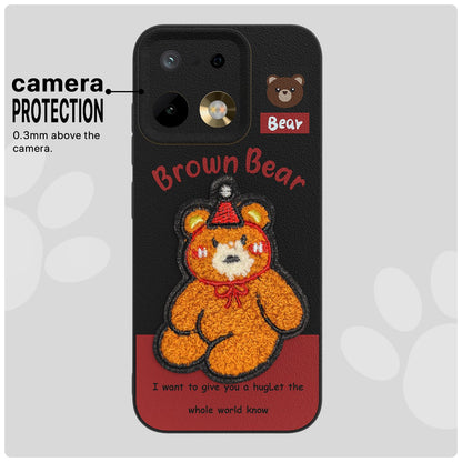Pikkme cherry Plush Patch mobile cover for Realme 16 Pro 5G – photo 6