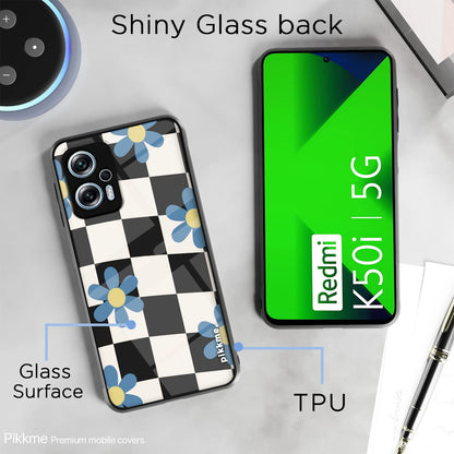 Redmi K50i 5G Flower mobile back cover by Pikkme – photo 3