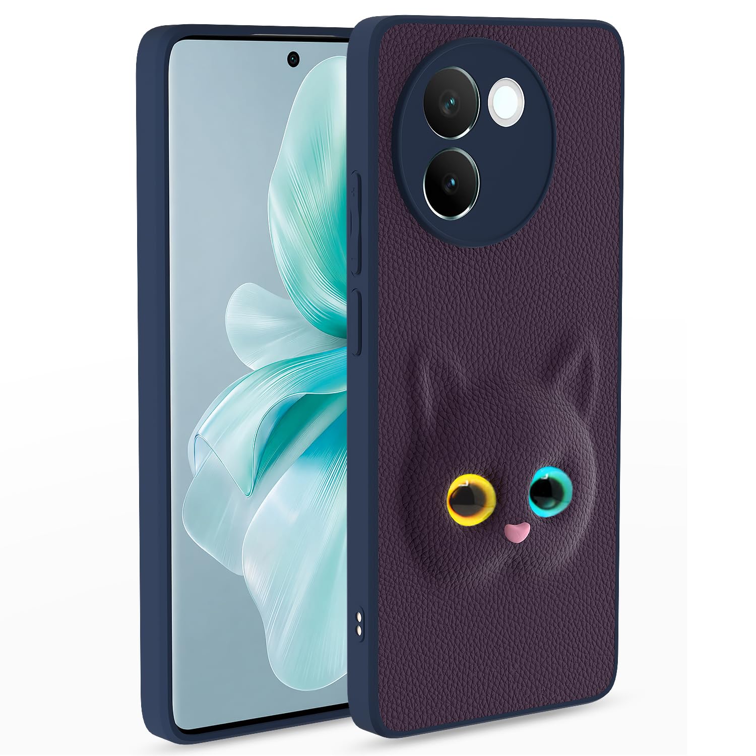 Pikkme purple mobile back cover for Vivo V30e 5G