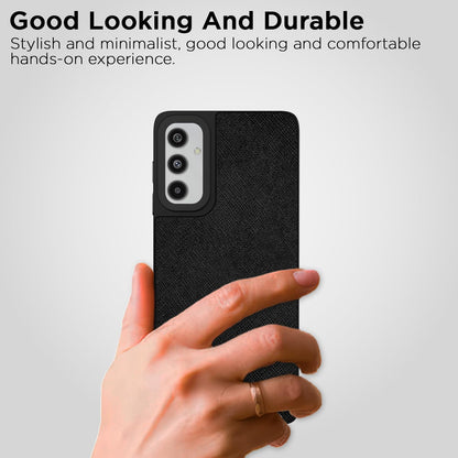 Samsung M34/F34 5G Leatherback mobile back cover in black by Pikkme – photo 7