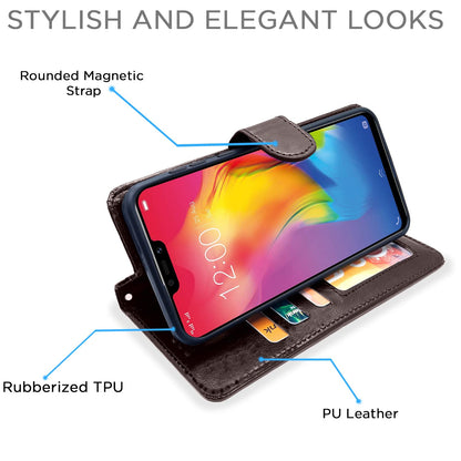 Pikkme Vivo Y83 Pro Wallet coffee flip cover – photo 5