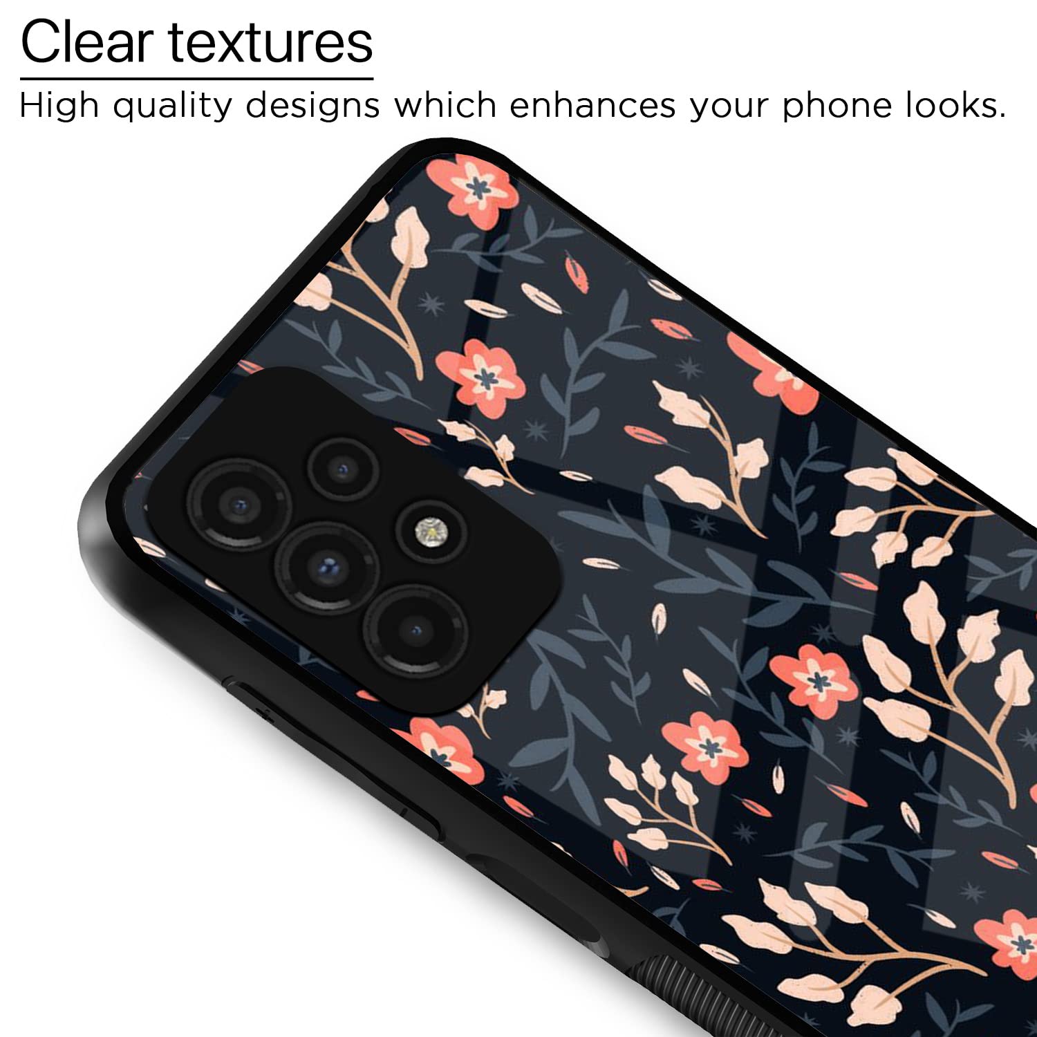 Pikkme Samsung A13 4G Flower mobile back cover – photo 4