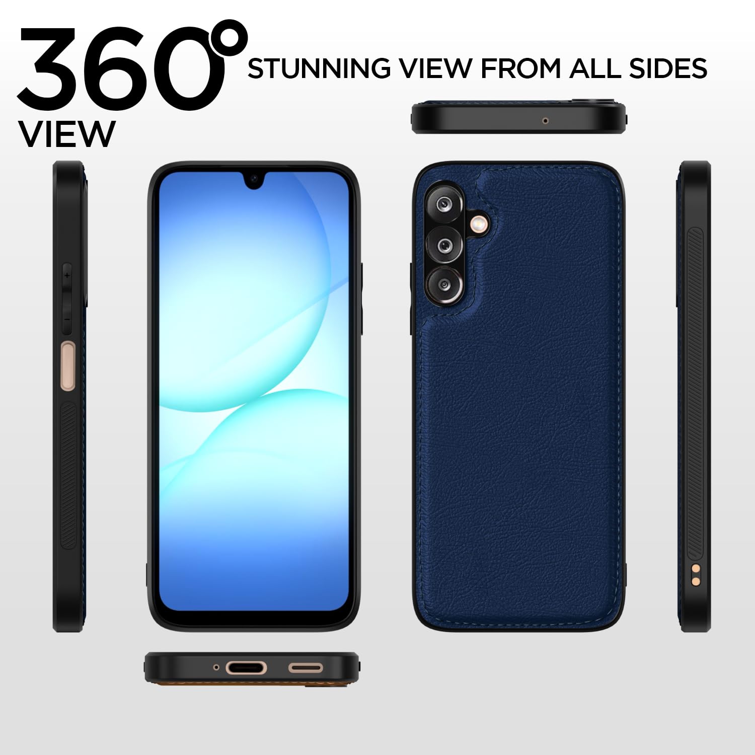 Blue phone cover for Samsung M36 5G – Pikkme – photo 4