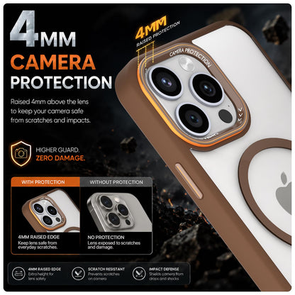 Pikkme brown mag-safe mobile cover for iPhone 14 Pro – photo 4