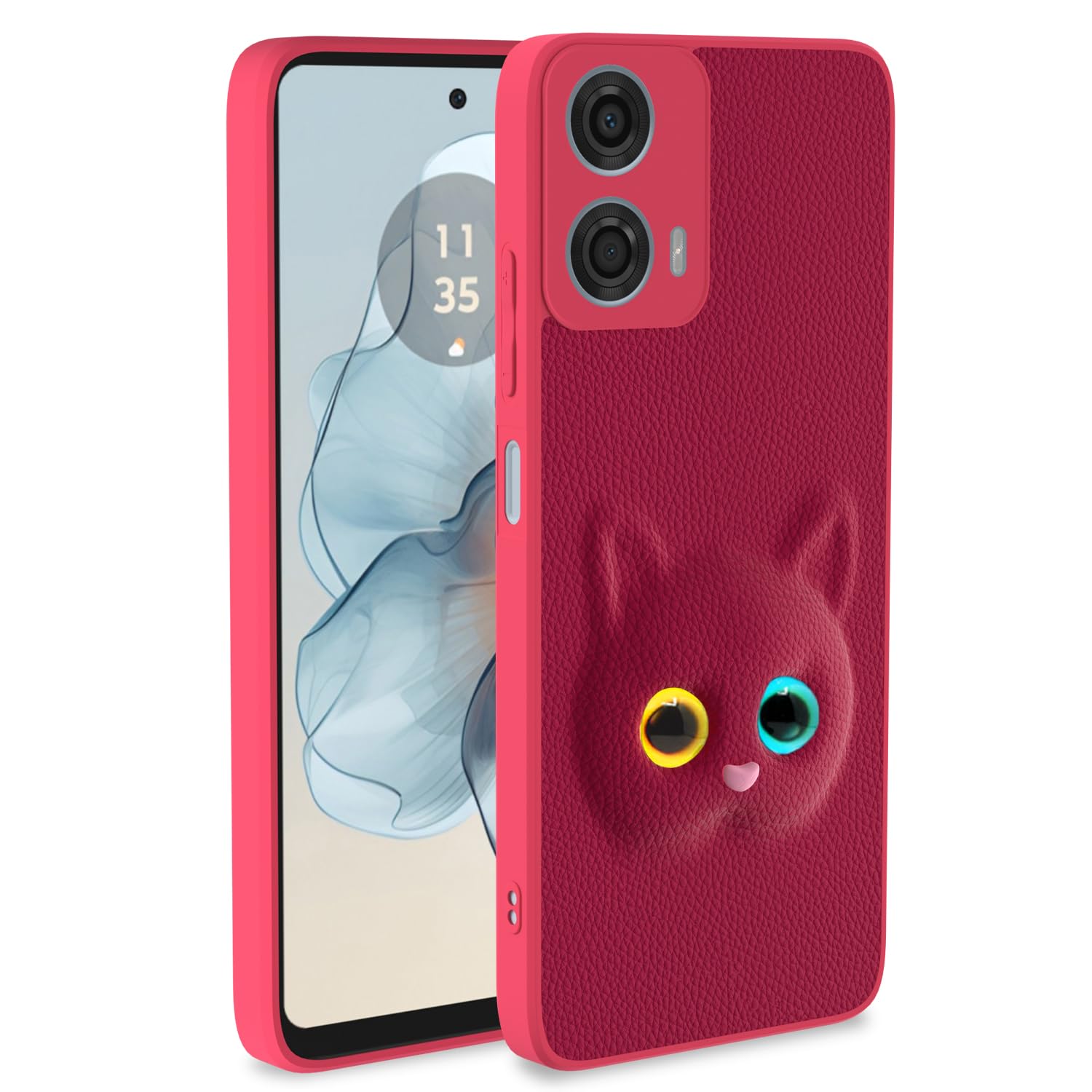 Pikkme pink back cover for Moto G24 Power