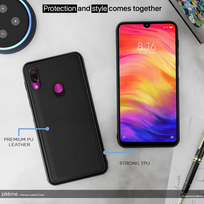 Pikkme black Leather phone cover for Redmi Note 7 Pro/Note 7/Note 7S – photo 5
