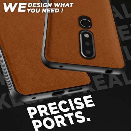 Pikkme Nokia 6.1 Plus Leather camel mobile back cover – photo 4