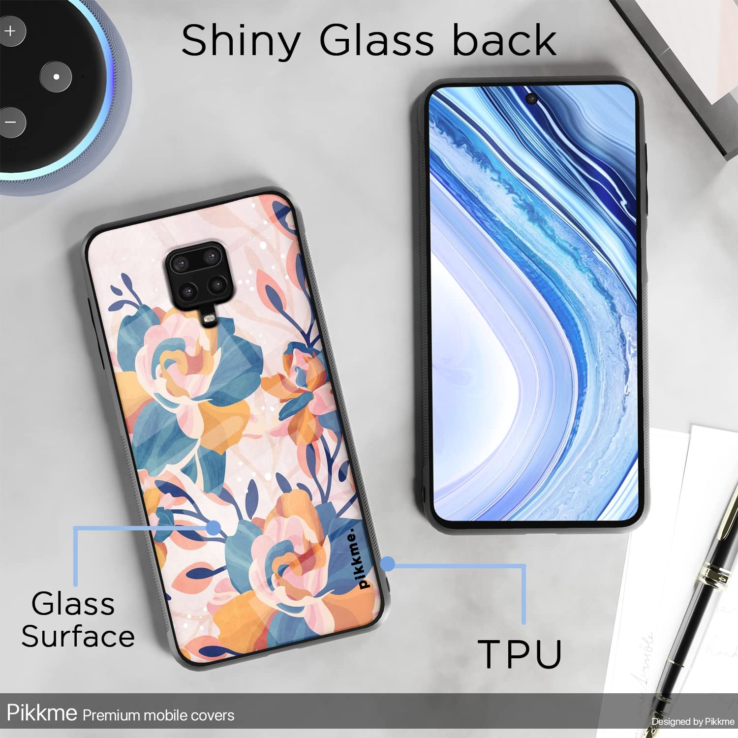 Pikkme Flower mobile back cover for Redmi Note 9 Pro/Note 9 Pro Max/Note 10 Lite – photo 3