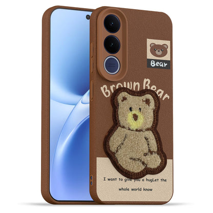 Vivo V70 FE 5G phone cover in brown by Pikkme