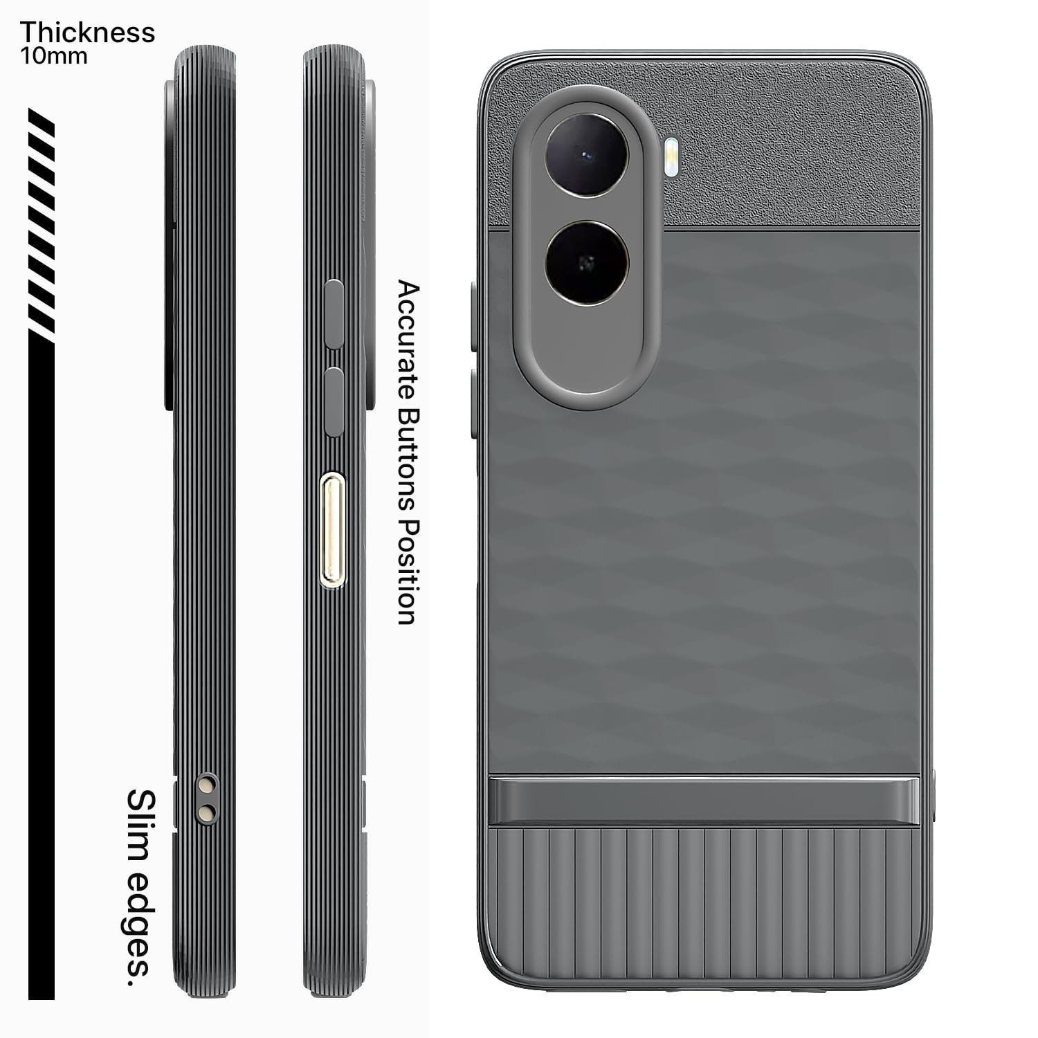 Pikkme grey phone cover for Redmi A7 Pro/Poco C85x 5G – photo 3